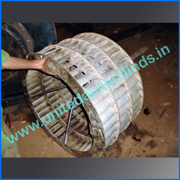 FURNACE HOT AIR RECIRCULATION FAN FORWARD CURVE TYPE